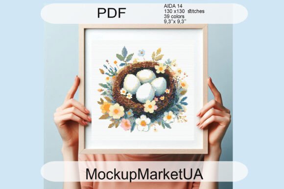 A Cozy Easter Nest Cross Stitch Pattern Review