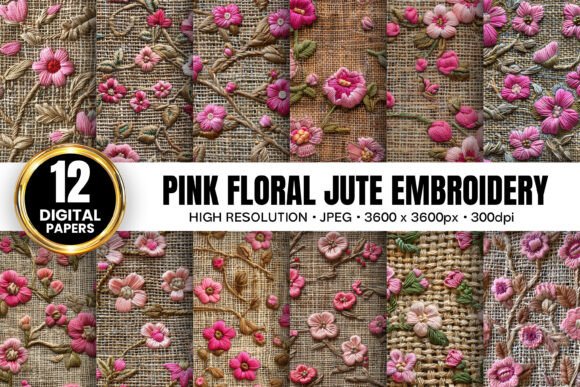 A Designer's Honest Review of the Pink Floral Jute Embroidery Pattern