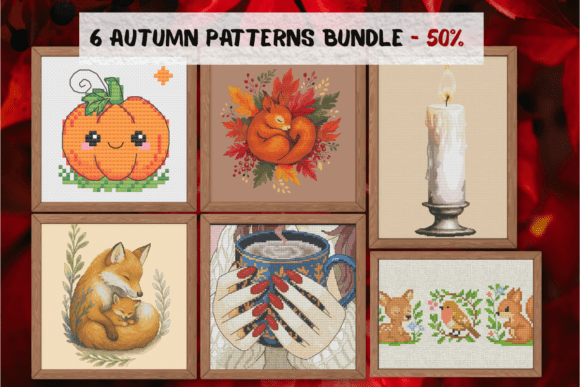 A Review of 6 Autumn Cross Stitch Patterns