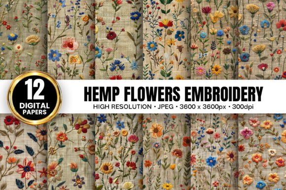 A Seller’s Review of Hemp Floral Embroidery Patterns