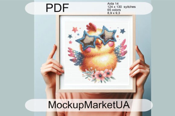 Bird-Themed Cross Stitch Designs for Kids & Craft Markets
