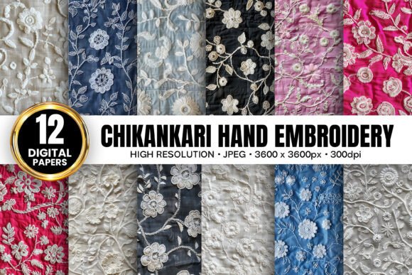 Chikankari Patterns for Boutique Apparel Design