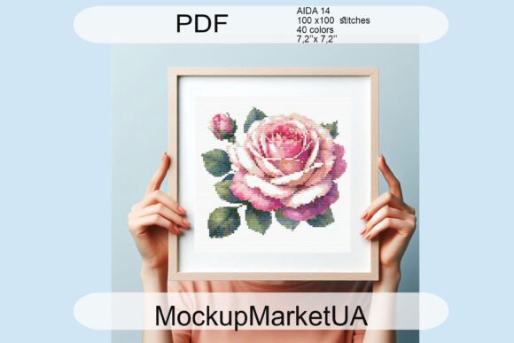 Evaluating Rose Flowers Cross Stitch Patterns PDF
