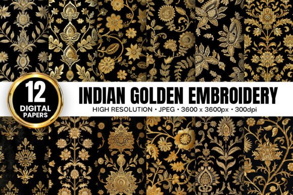 Gold Black Indian Embroidery: A Seller's Perspective