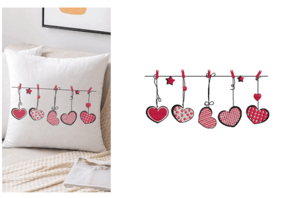 Lovely Hearts: A Designer's Review for Boutique Sweatshirt Embroidery