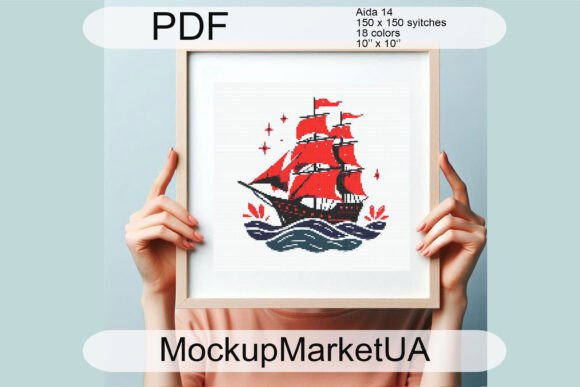 Nautical Charm: A Designer's Review of a Ship Cross Stitch Pattern