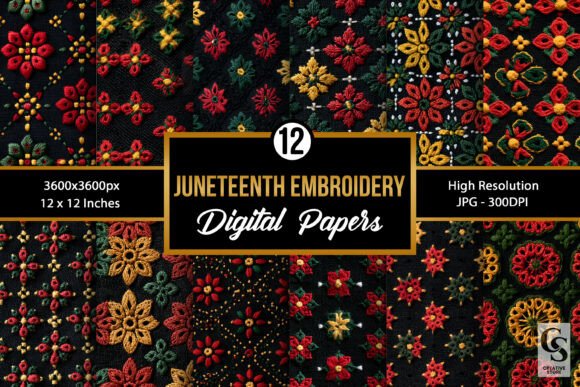 Red Green Yellow Embroidery Patterns Review for Holiday Products