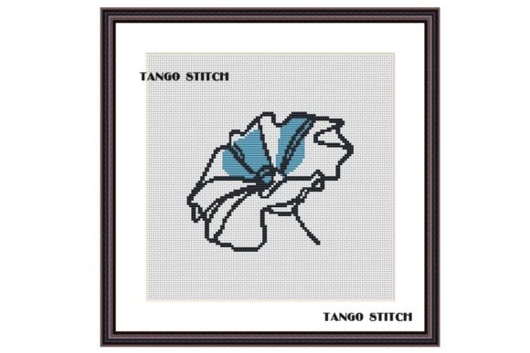 Review: The Blue Abstract Flower Cross Stitch Pattern