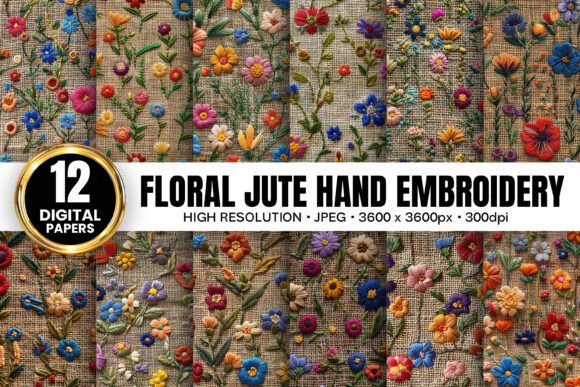 Reviewing Floral Jute Hand Embroidery Patterns