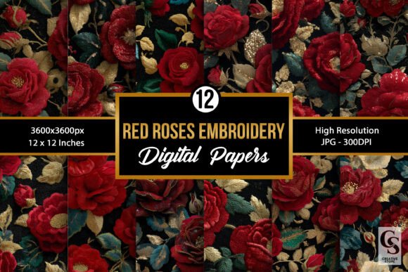Reviewing Red Roses Sequins Embroidery Patterns for Holiday Sales