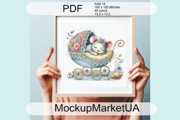 Seasonal Magic with Mouse Cross Stitch Patterns PDF Cozy