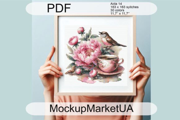 Testing Flowers Cross Stitch Patterns PDF for Personalized Gifts
