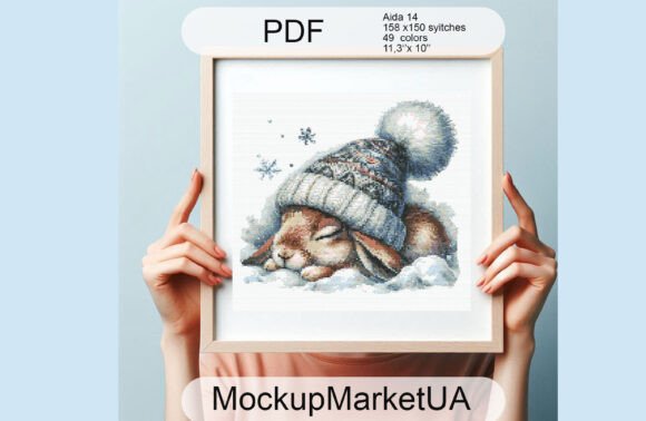 Winter Rabbit Cross Stitch: A Designer's Craft Fair Review